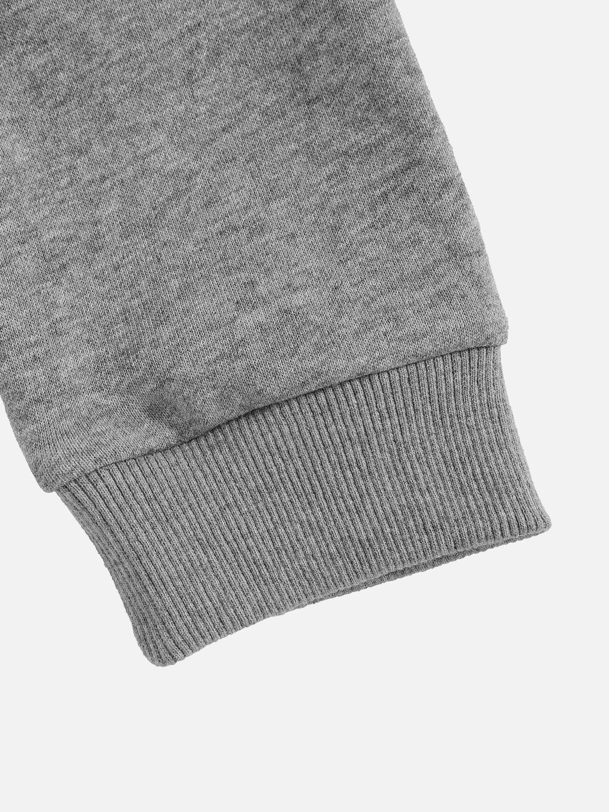 Napoleon Zip Up Hoodie Grey - Aelfric Eden