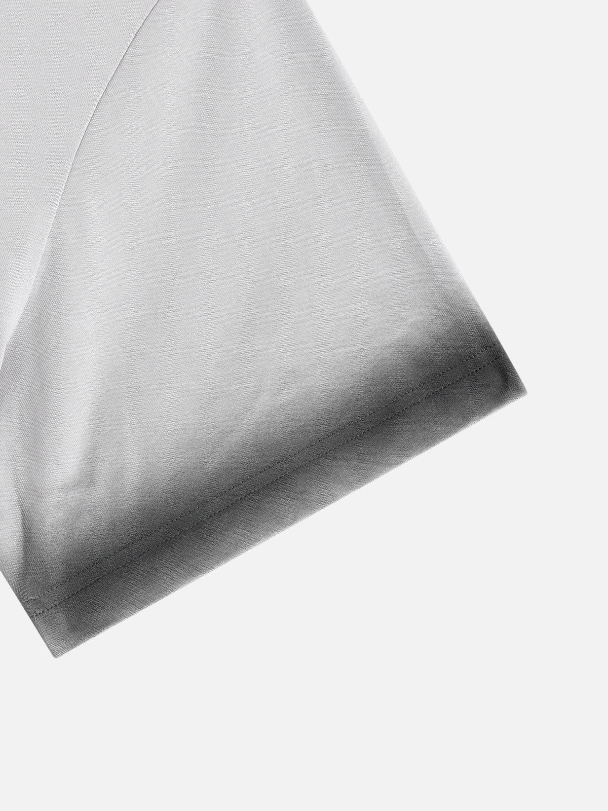 Boxy Spray Fade Star Tee Grey - Aelfric Eden
