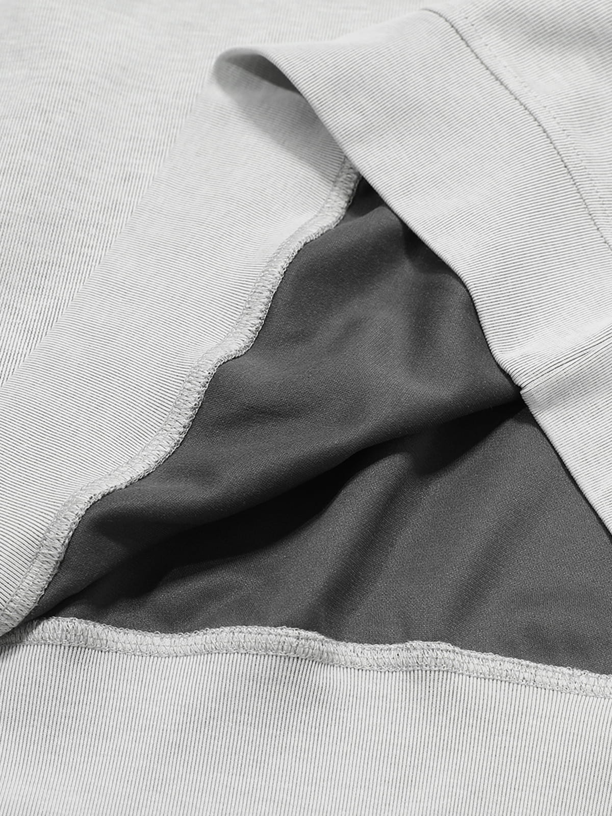 Boxy Split Neck Sweatshirt Grey - Aelfric Eden