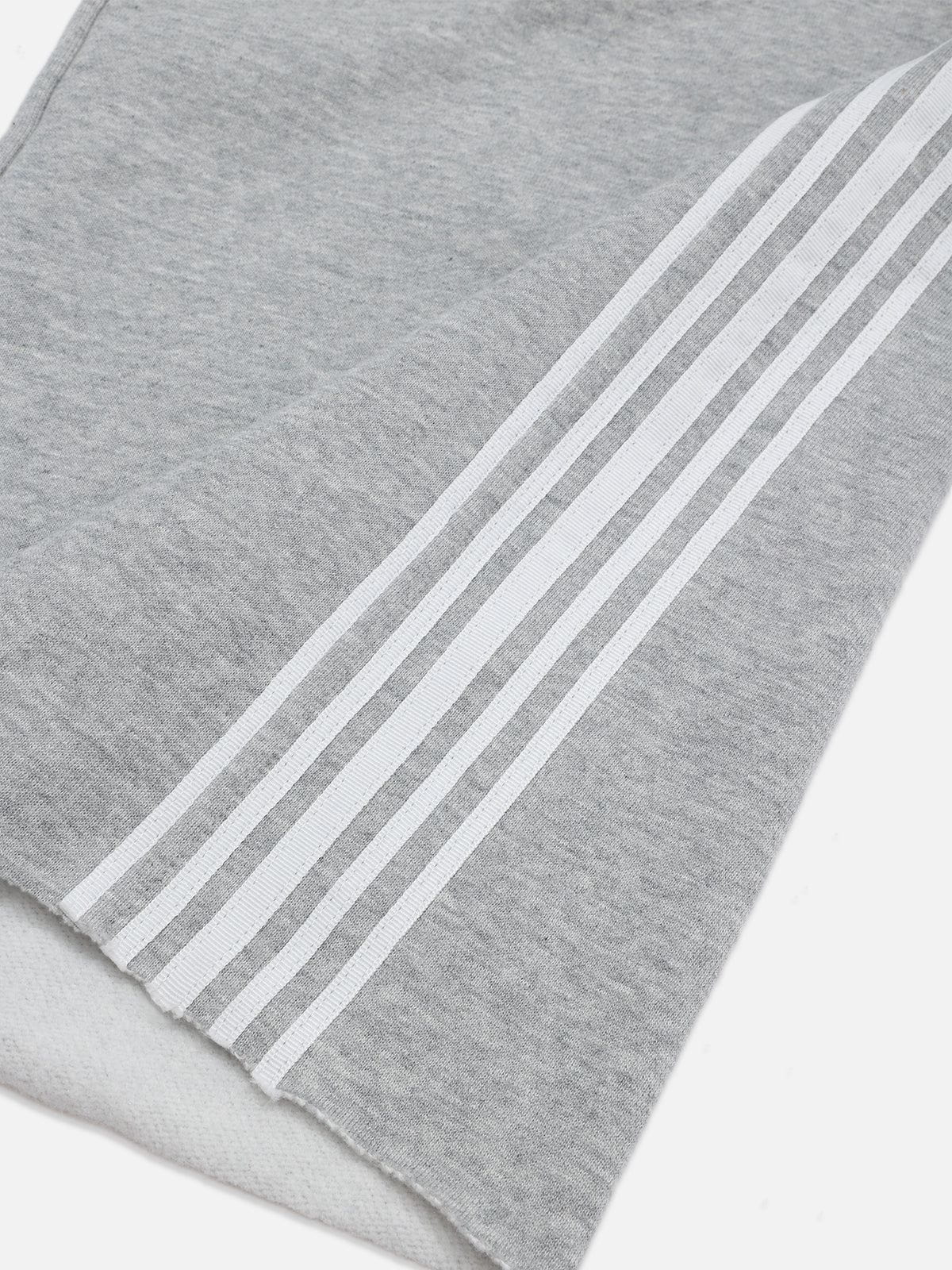 Plaid Patchwork Sweatpants Grey - Aelfric Eden