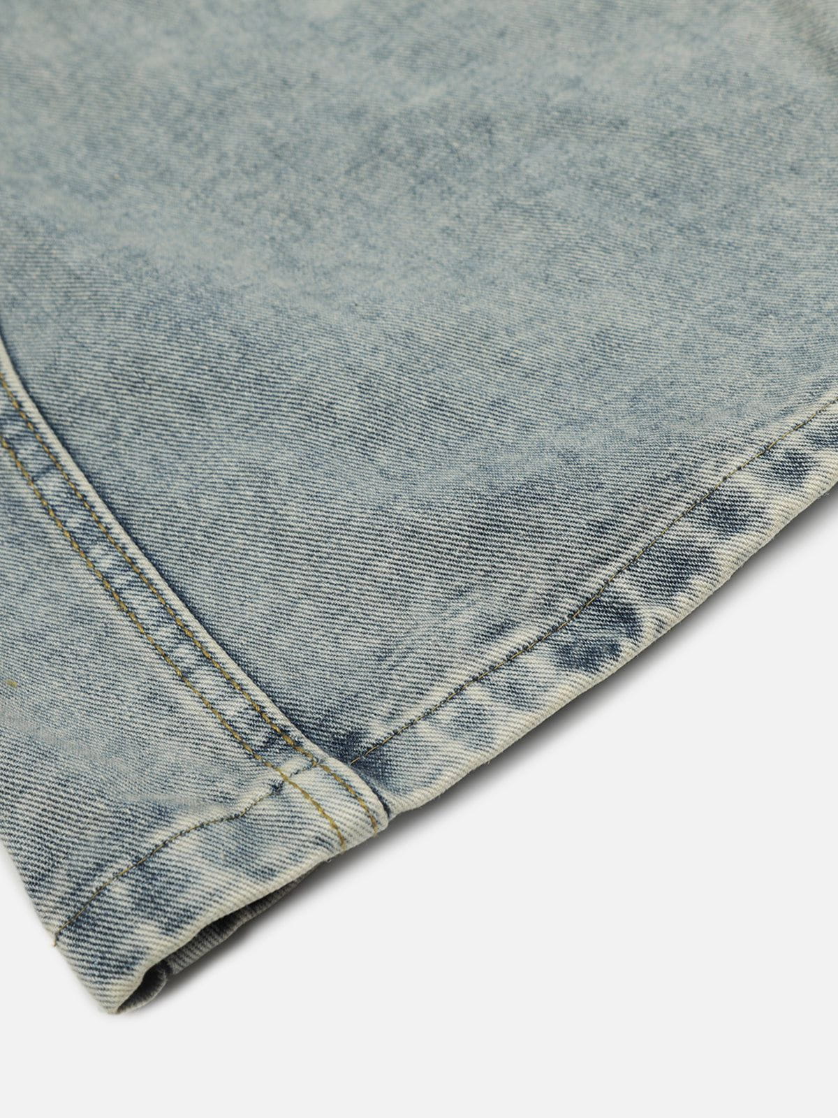 Rope Washed Baggy Barrel Jeans Blue - Aelfric Eden
