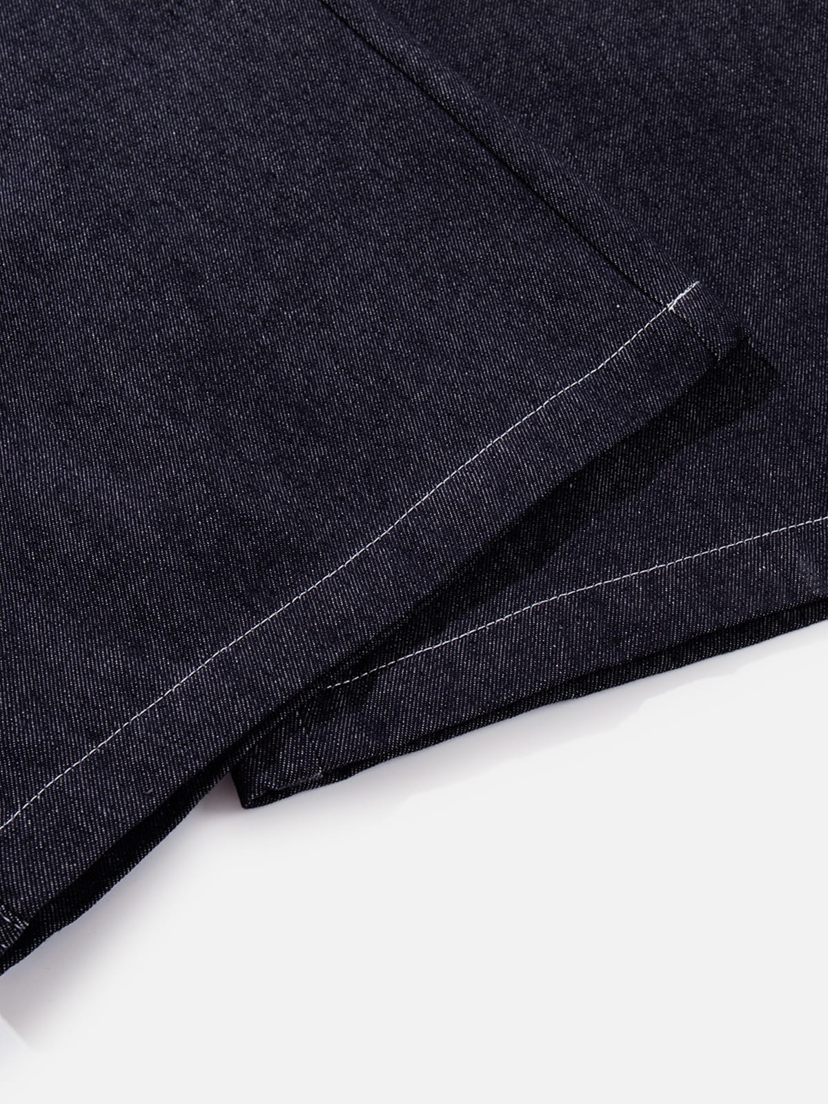 Grommet Button Fly Baggy Jeans Dark Blue - Aelfric Eden