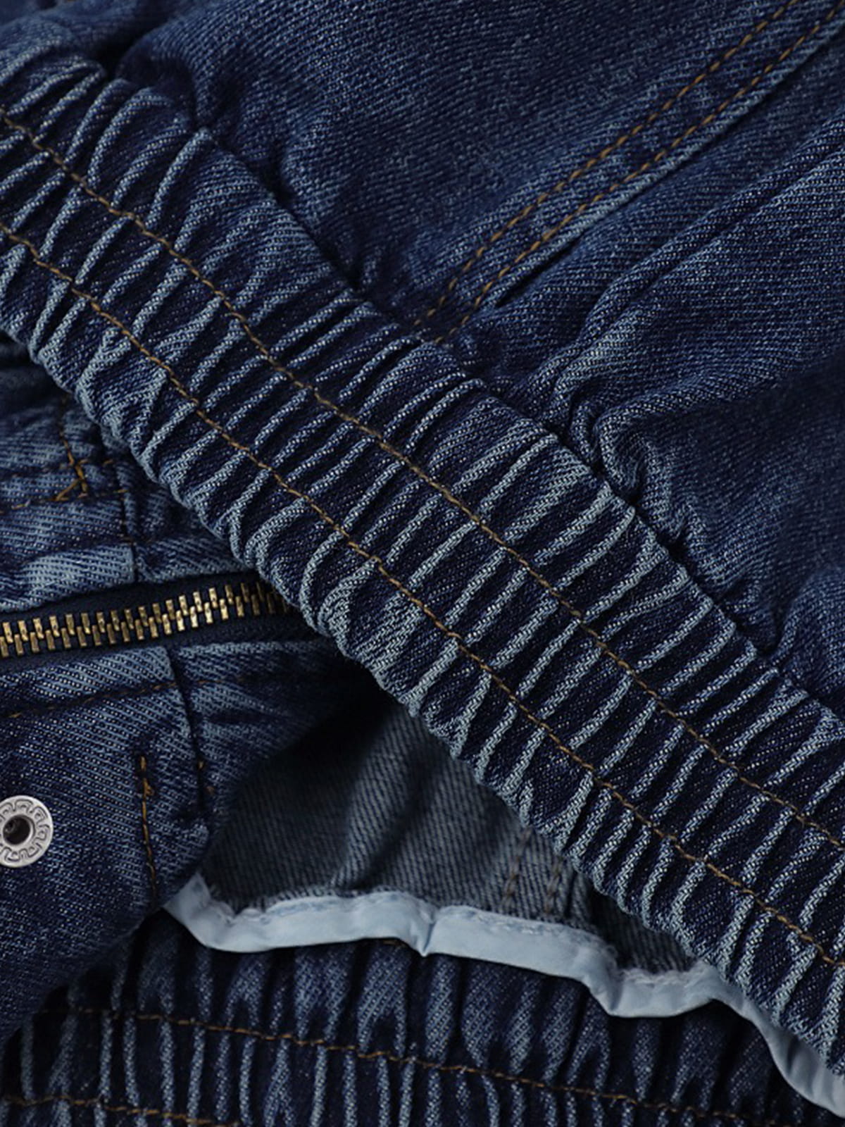 Boxy Washed Denim Jacket Blue - Aelfric Eden