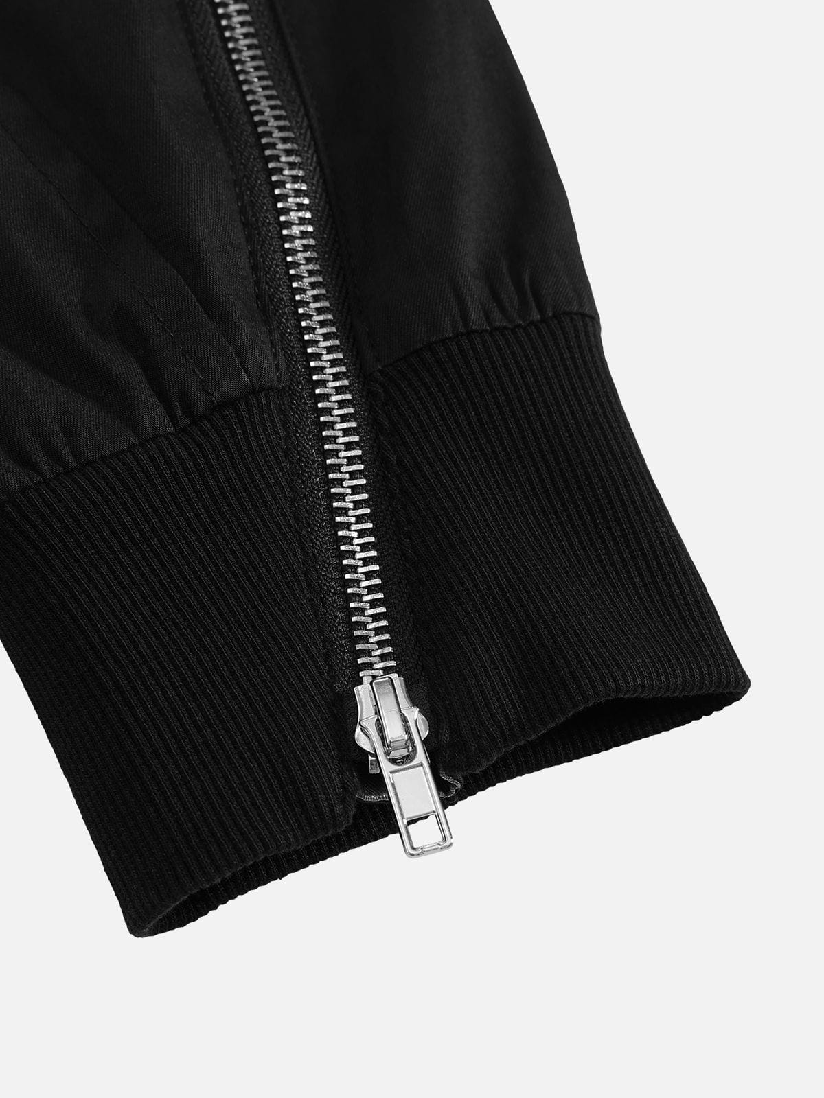 Boxy Utility Zip Up Jacket Black - Aelfric Eden
