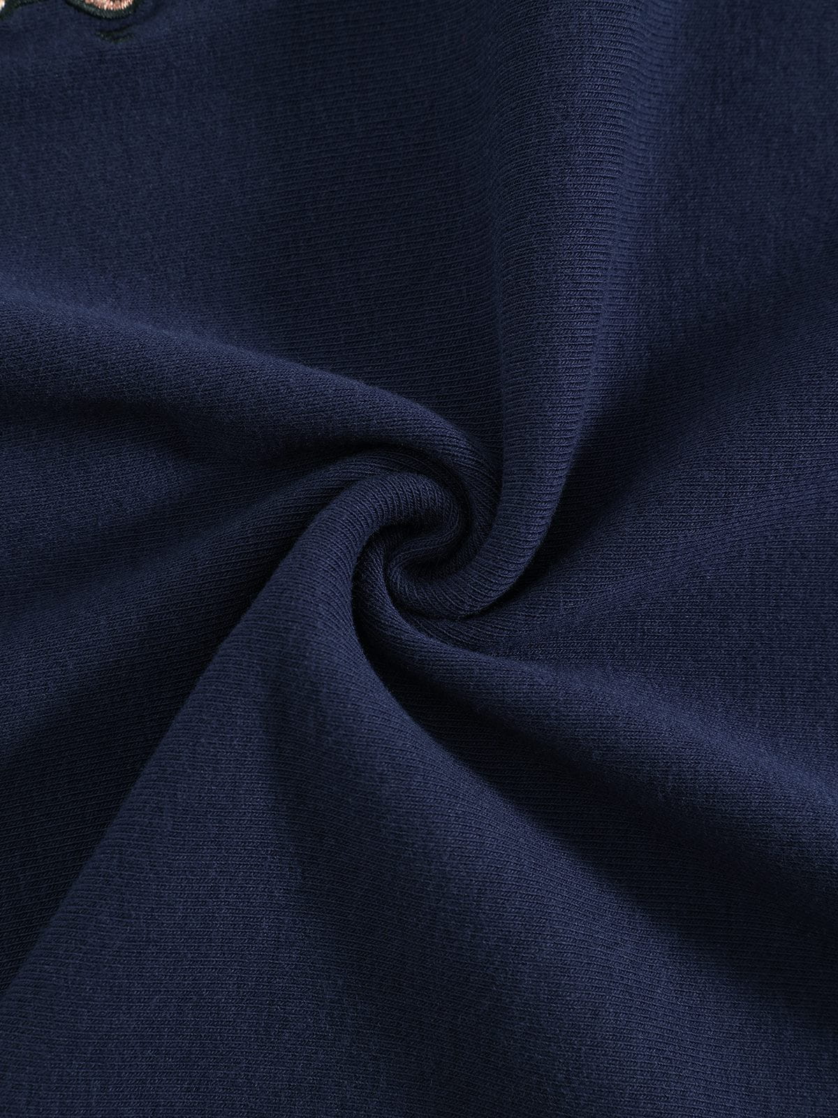 Embroidered Dachshund Tee Navy Blue - Aelfric Eden