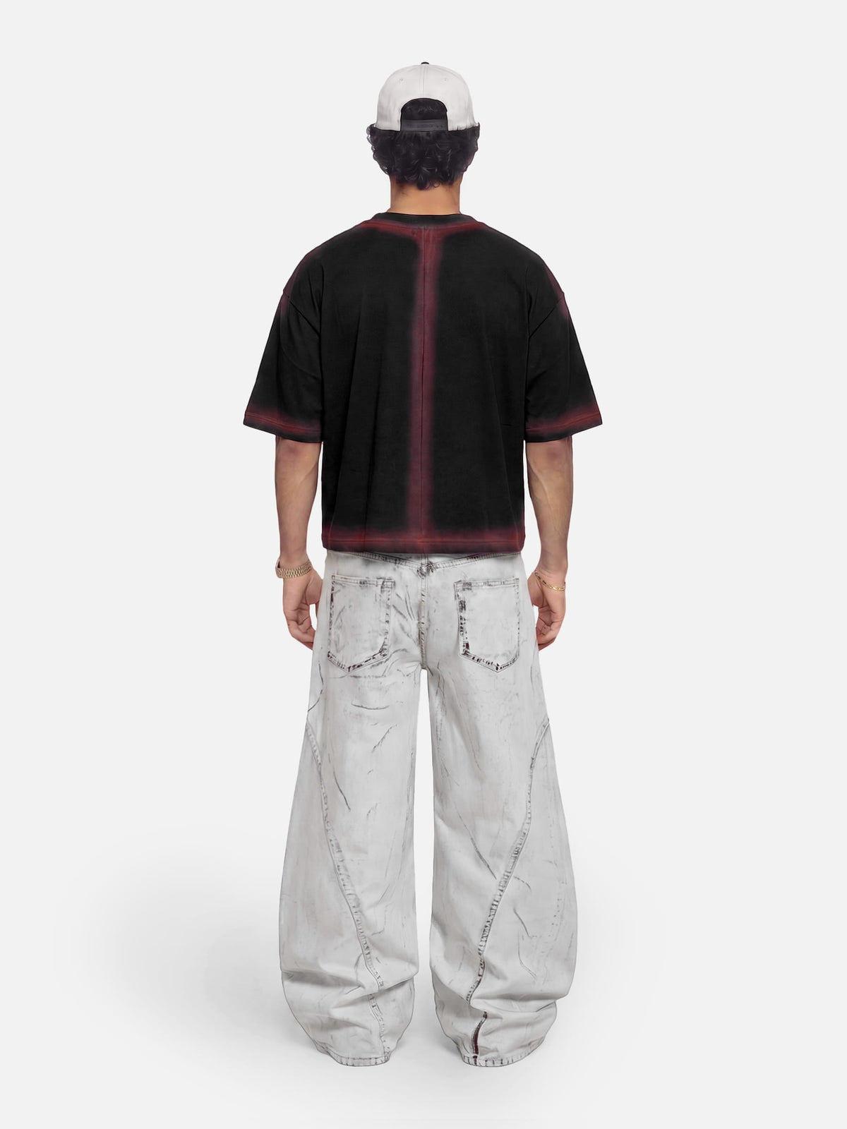 Boxy Washed Tee Black - Aelfric Eden