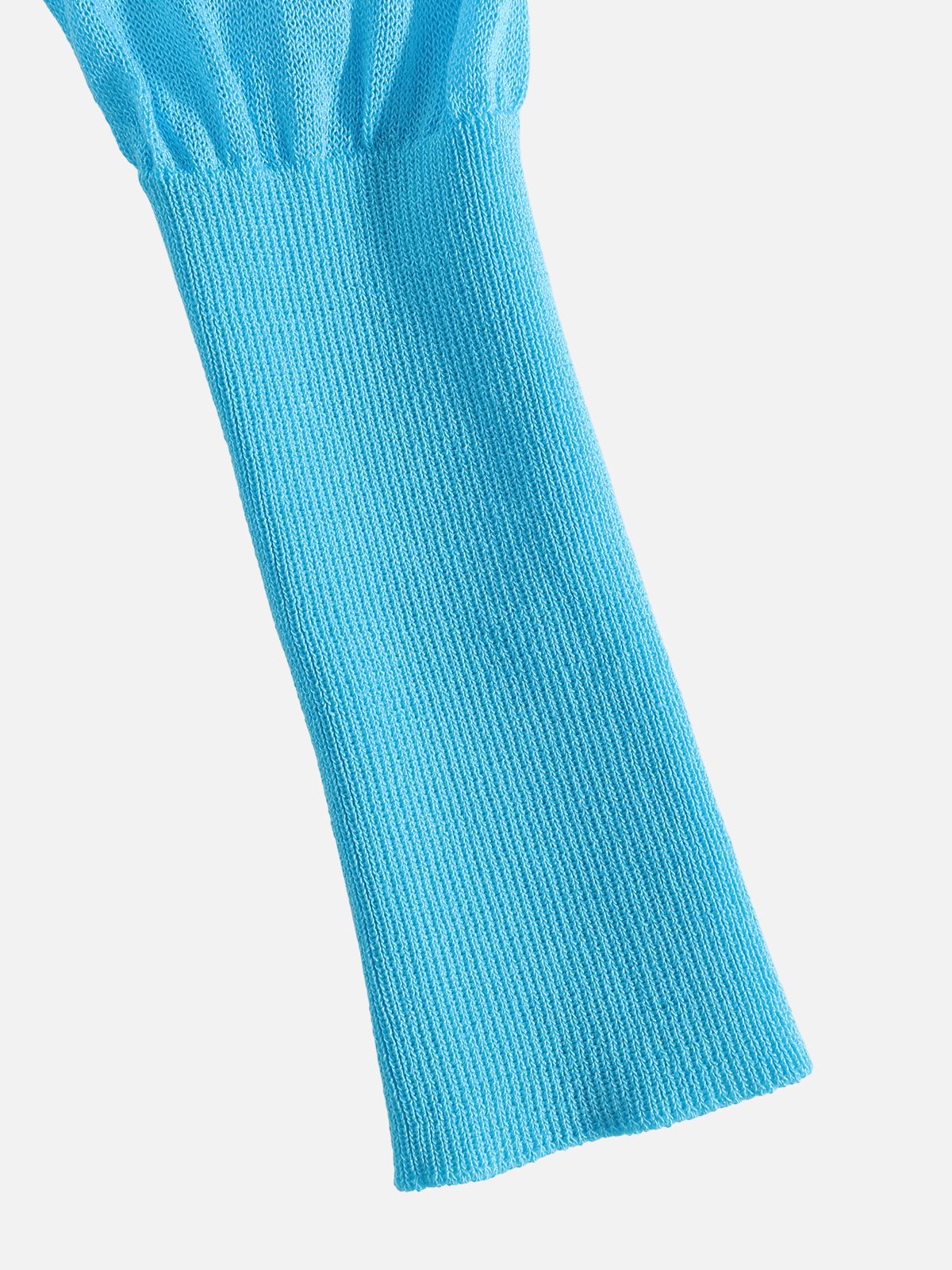 Polka Dot Layered Long Sleeve Tee Blue - Aelfric Eden