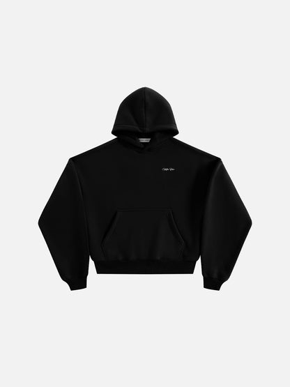 Solid Pullover Boxy Hoodie Light Grey - Aelfric Eden