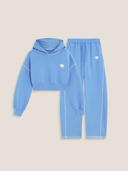 Soufflé Baggy Hoodie Sets Blue - Aelfric Eden