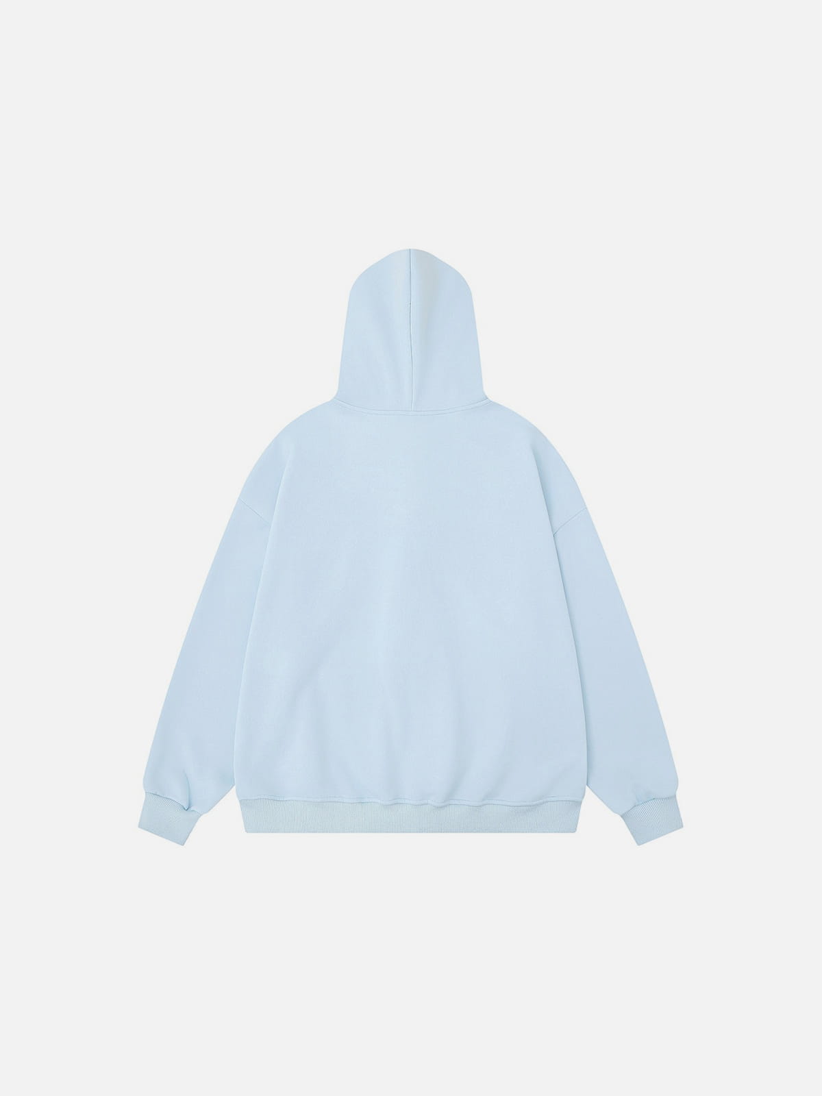 Tie Layered Pullover Hoodie Blue - Aelfric Eden