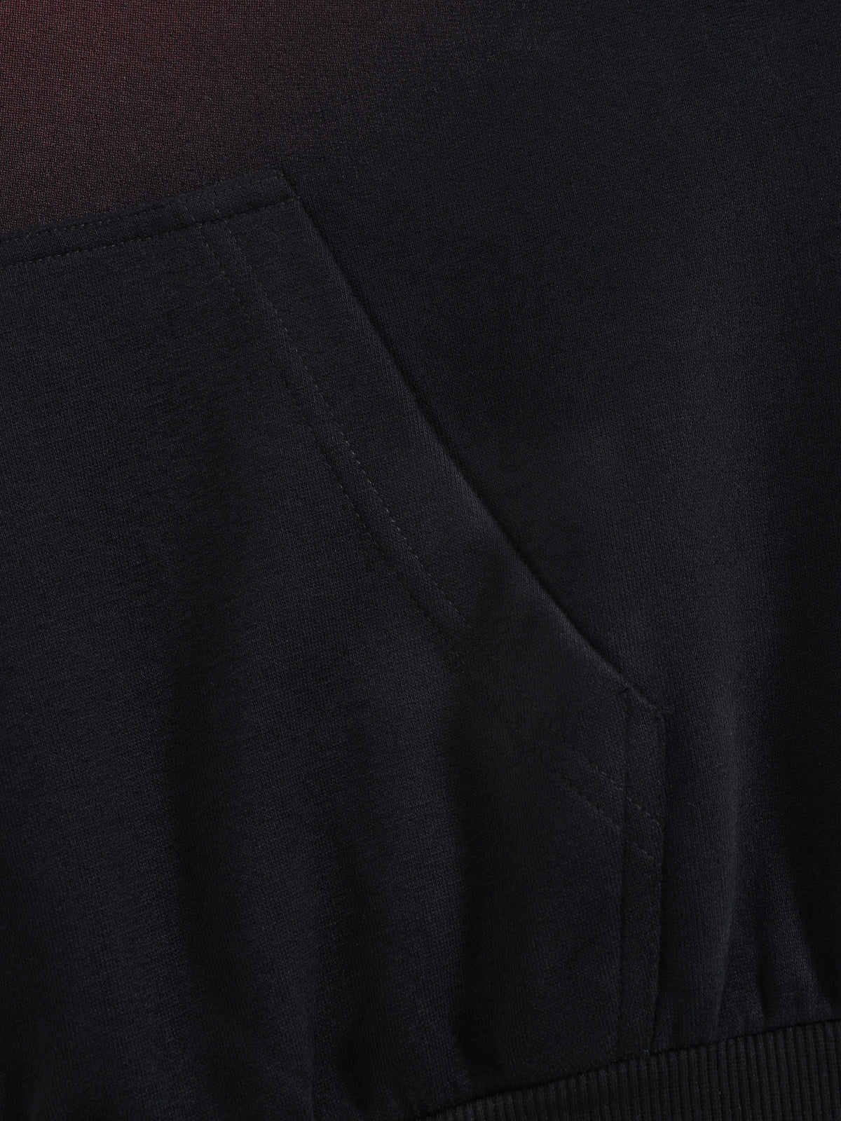 Oversized Rhinestone Zip Up Hoodie Black - Aelfric Eden