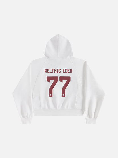 Boxy 77 Pullover Hoodie White - Aelfric Eden