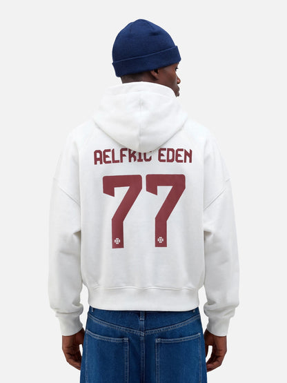Boxy 77 Pullover Hoodie White - Aelfric Eden