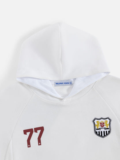 Boxy 77 Pullover Hoodie White - Aelfric Eden