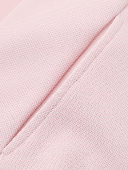 Studded Tie Pullover Hoodie Pink - Aelfric Eden