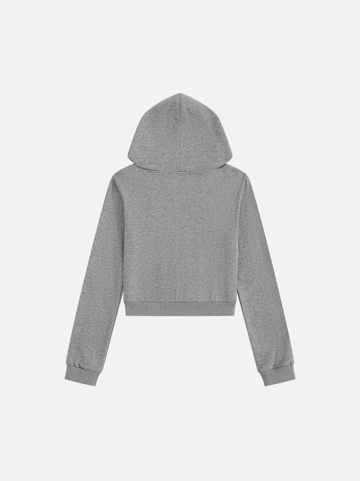 Napoleon Zip Up Hoodie Grey - Aelfric Eden