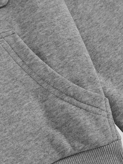 Napoleon Zip Up Hoodie Grey - Aelfric Eden