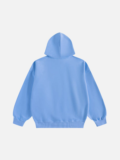 Oversized Duck Pullover Hoodie Blue - Aelfric Eden