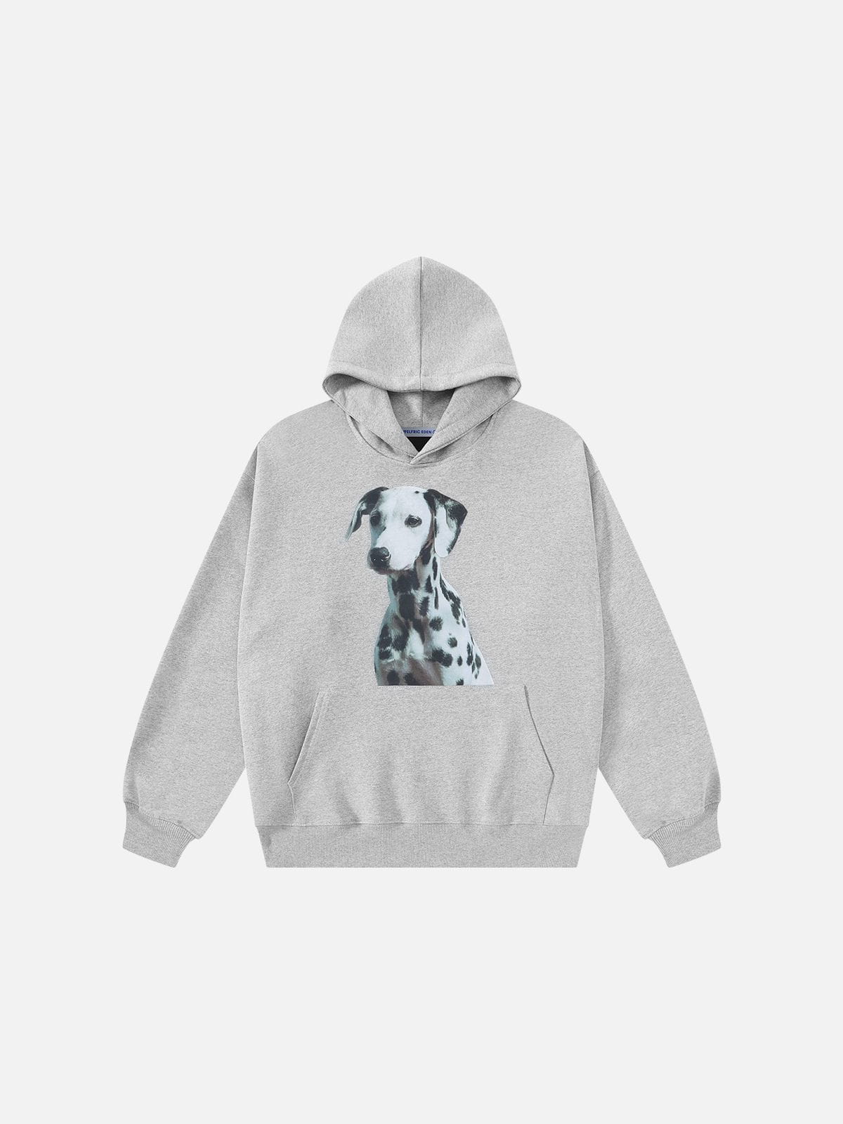 Dalmatian Graphic Pullover Hoodie Grey - Aelfric Eden