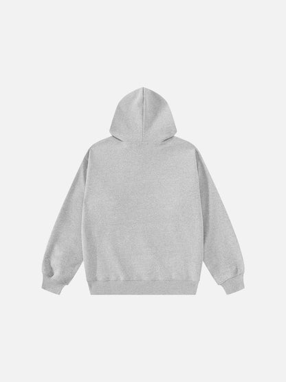 Dalmatian Graphic Pullover Hoodie Grey - Aelfric Eden
