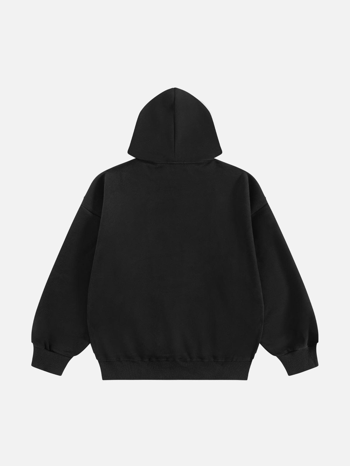 Dalmatian Pattern Pullover Hoodie Black - Aelfric Eden
