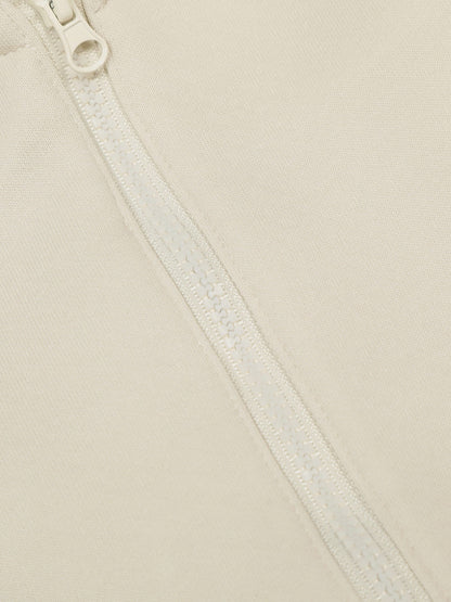 Half Zip Pullover Hoodie Apricot - Aelfric Eden