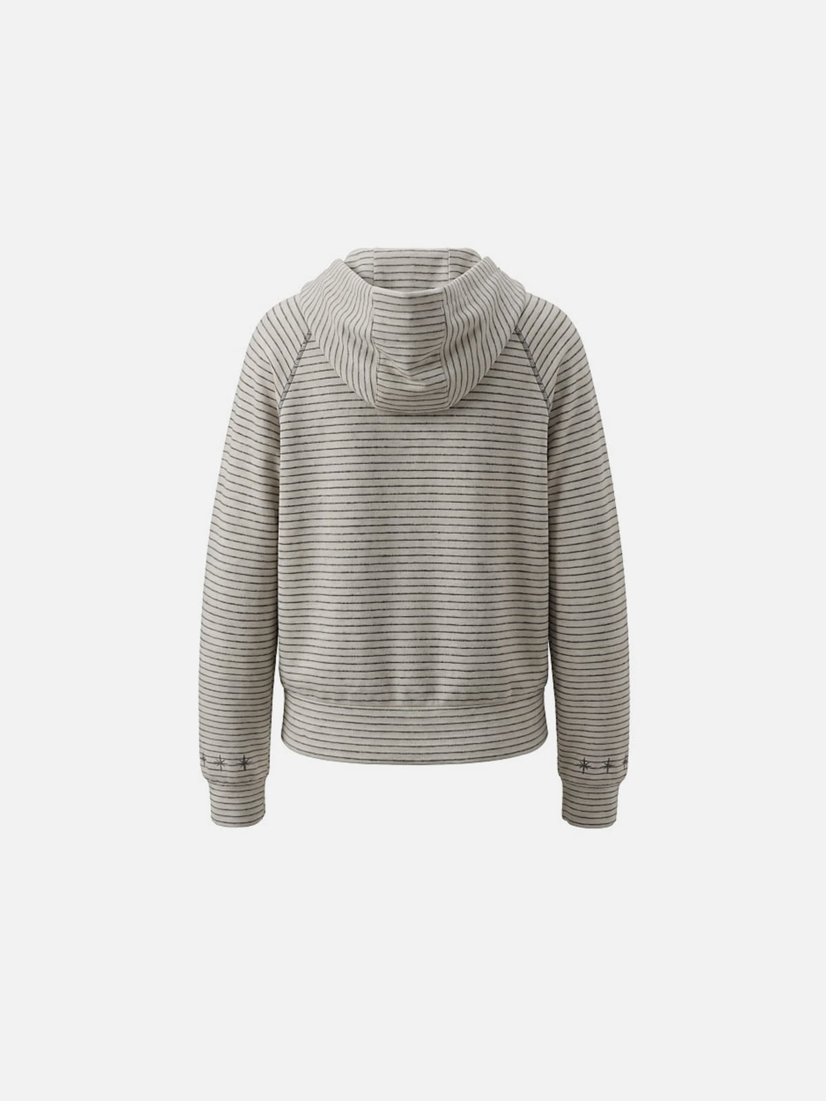 Striped Zip Up Hoodie Khaki - Aelfric Eden