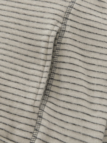 Striped Zip Up Hoodie Khaki - Aelfric Eden