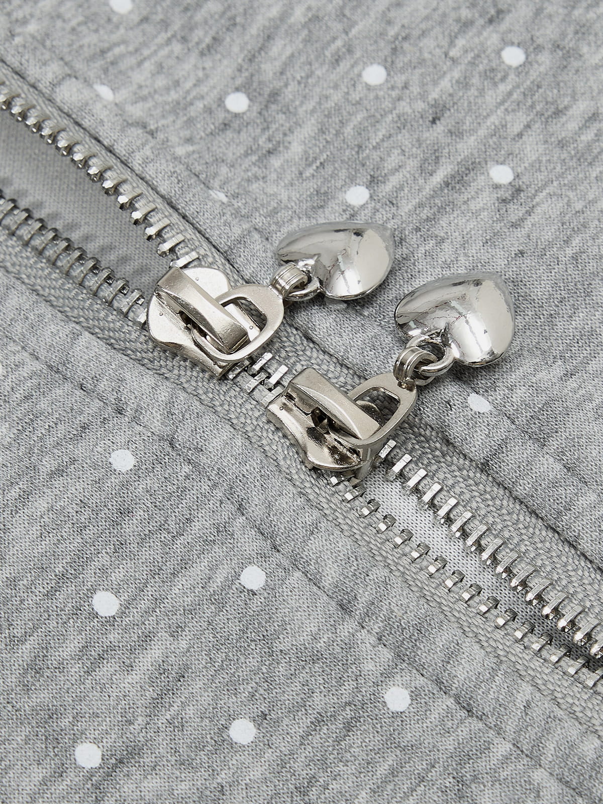 Cat Ear Zip Up Hoodie Grey - Aelfric Eden