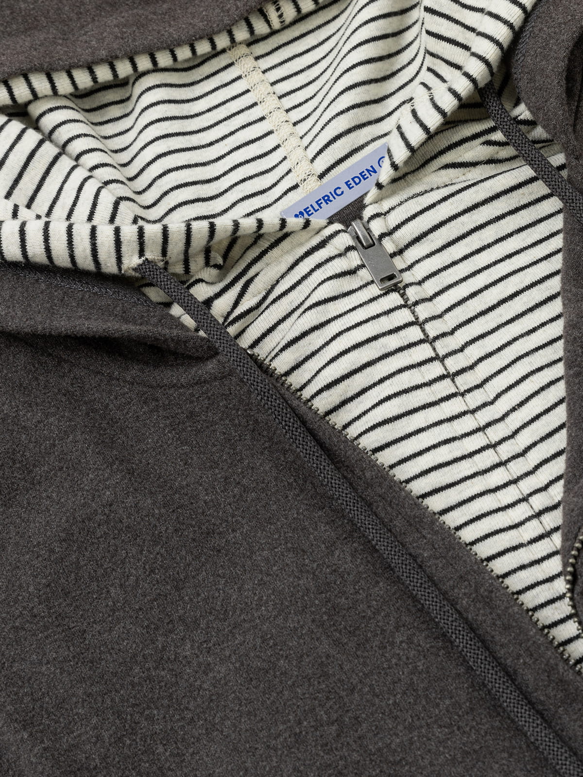 Layered Zip Up Hoodie Grey - Aelfric Eden