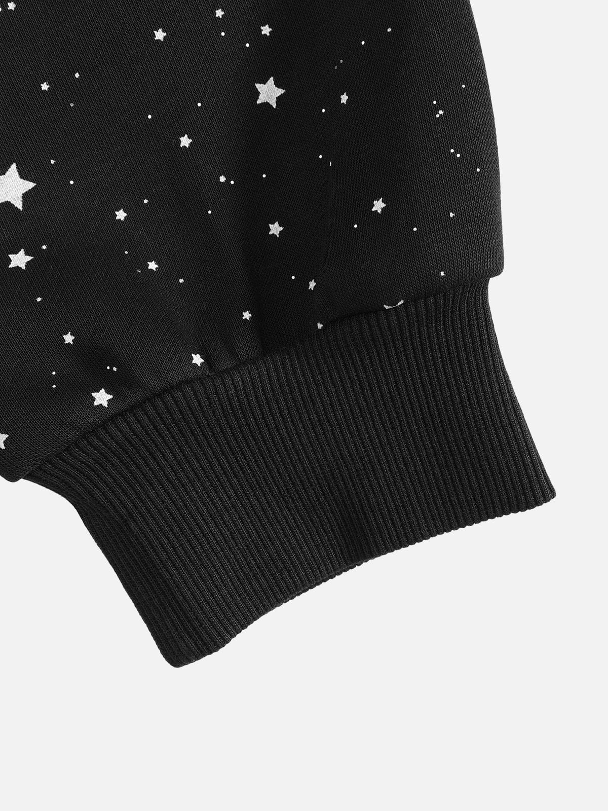 Bunny Ear Zip Up Hoodie Black - Aelfric Eden