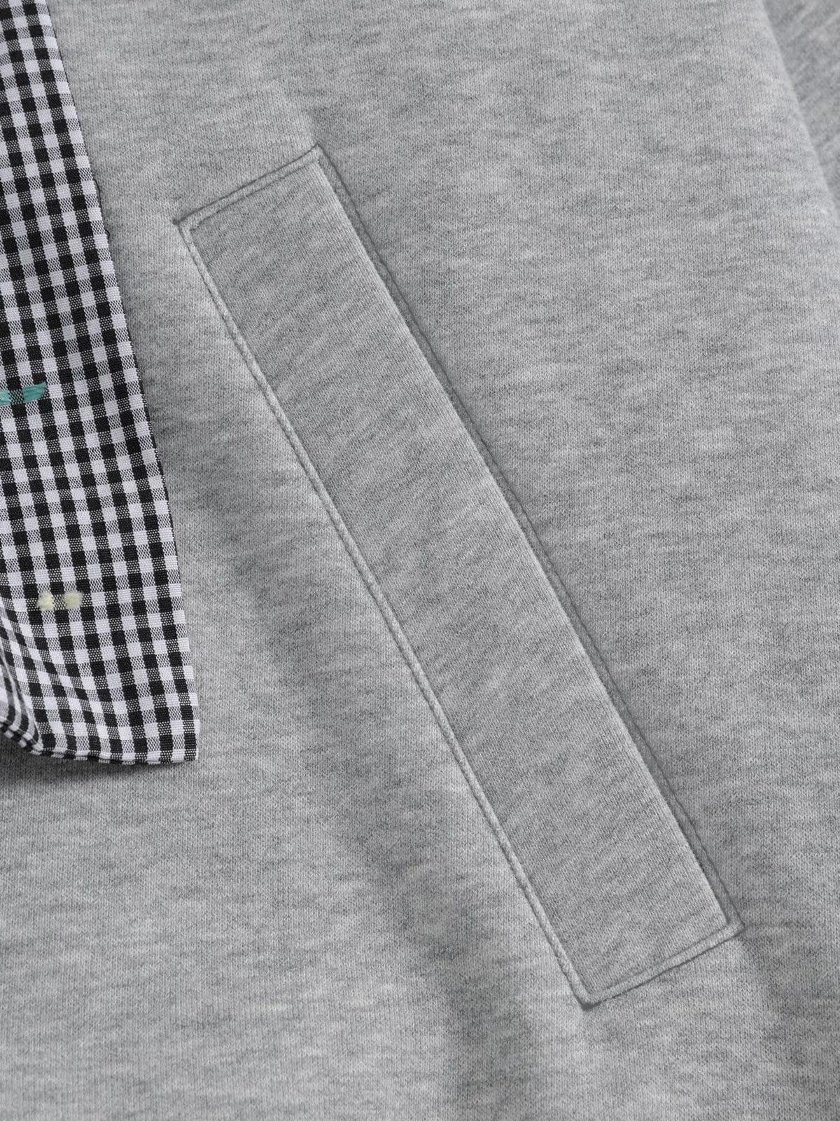 Oversized Scarf-Tie Zip Up Hoodie Grey - Aelfric Eden