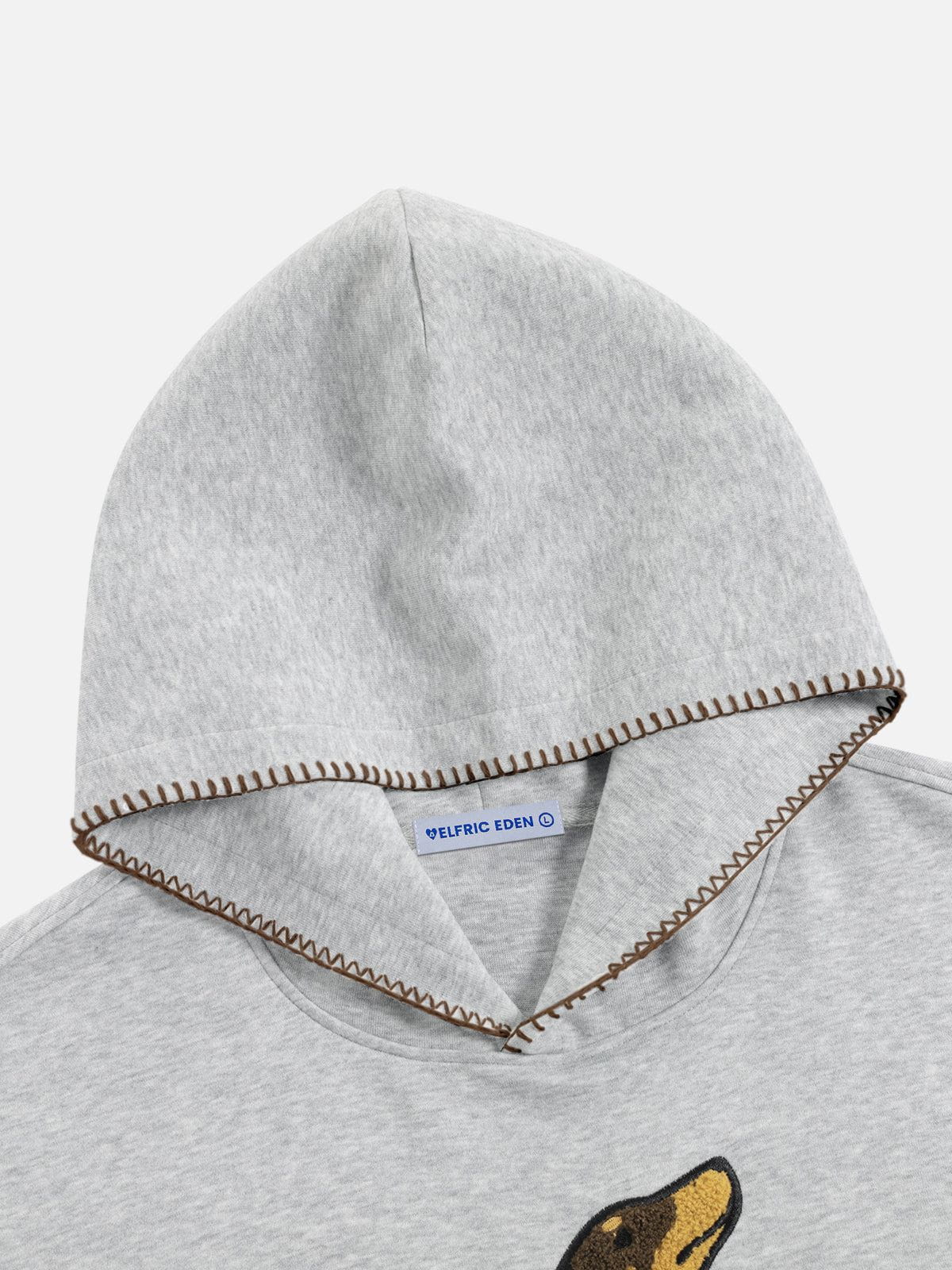 Dachshund Pullover Hoodie Grey - Aelfric Eden