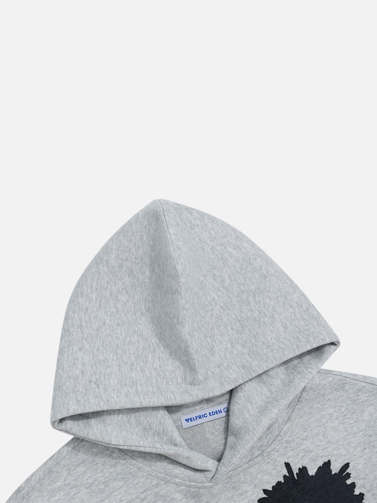 Cat Oversized Hoodie Grey - Aelfric Eden