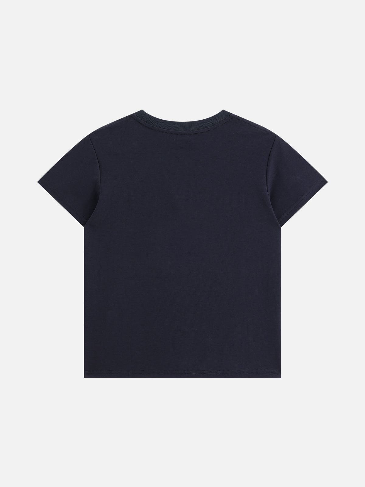 Lace Dog Tee Navy Blue - Aelfric Eden