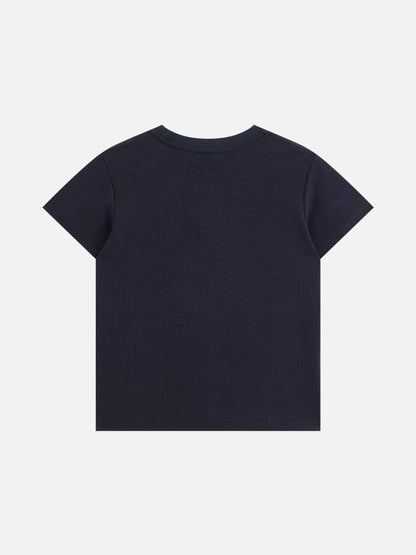 Lace Dog Tee Navy Blue - Aelfric Eden