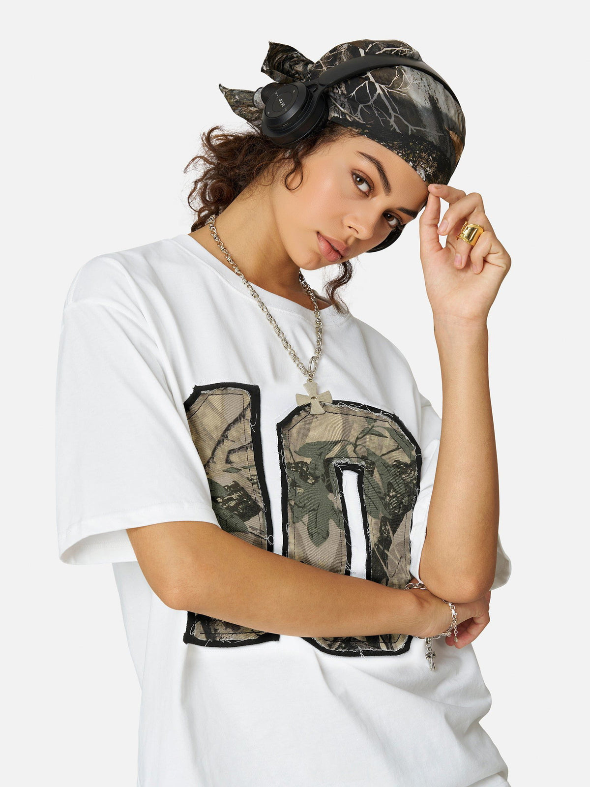 Camo 10 Tee White - Aelfric Eden