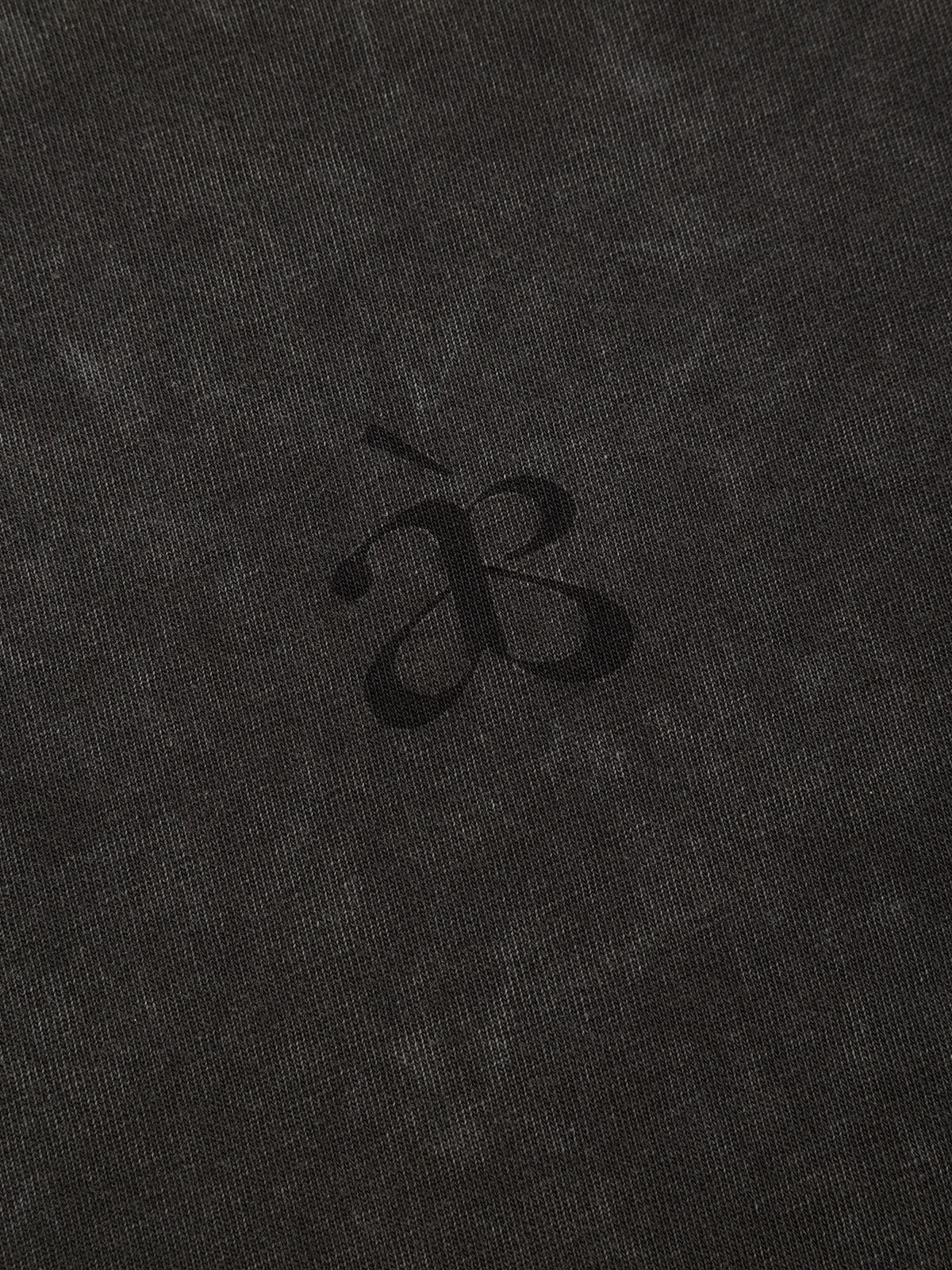 Essential Roll-Up Washed Tee Black - Aelfric Eden