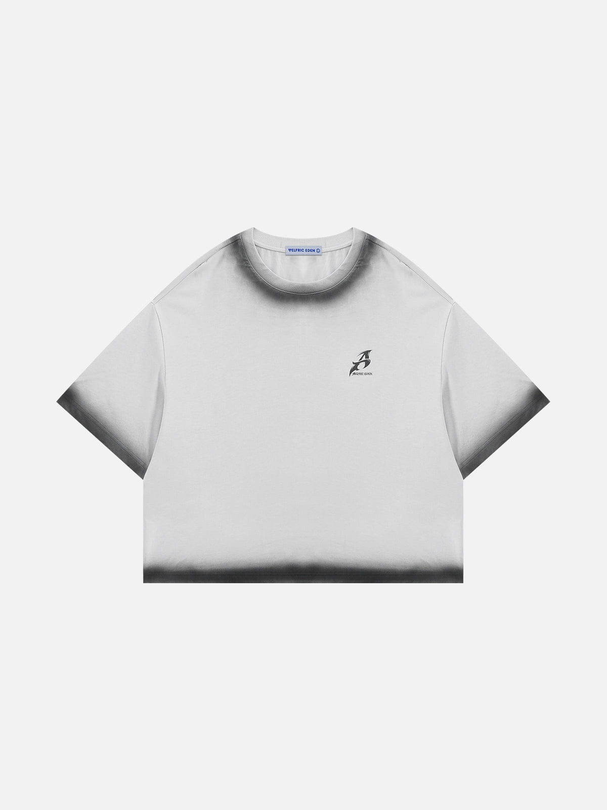Boxy Spray Fade Star Tee Grey - Aelfric Eden