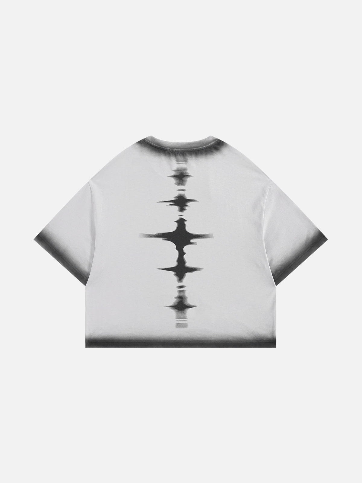 Boxy Spray Fade Star Tee Grey - Aelfric Eden