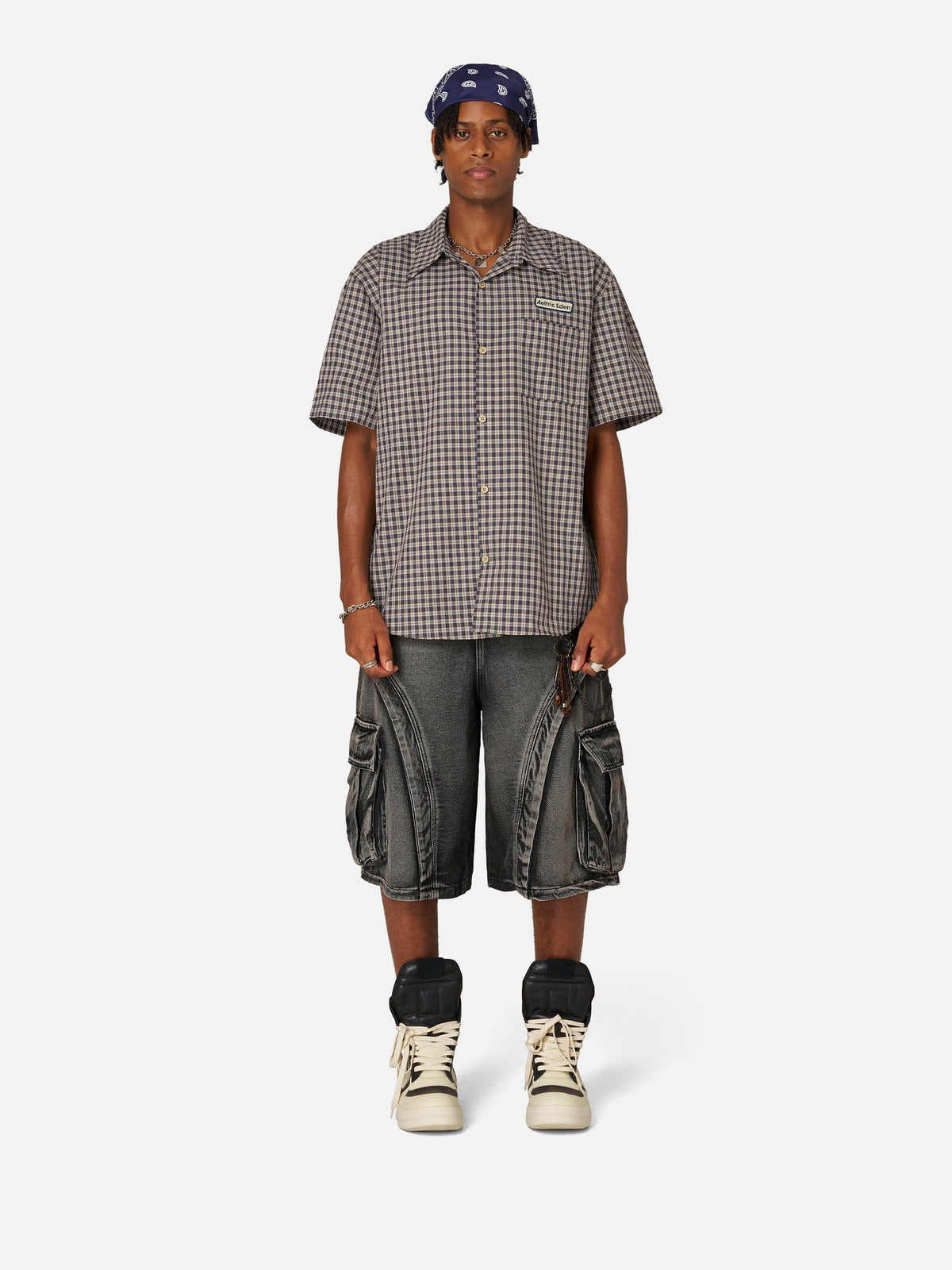 Plaid Shirt Brown - Aelfric Eden
