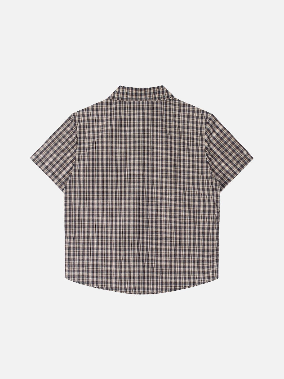 Plaid Shirt Brown - Aelfric Eden