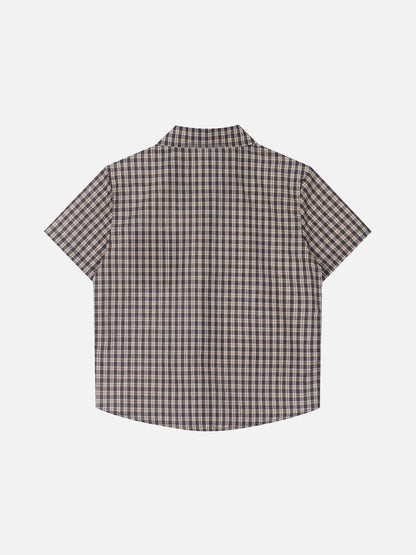 Plaid Shirt Brown - Aelfric Eden