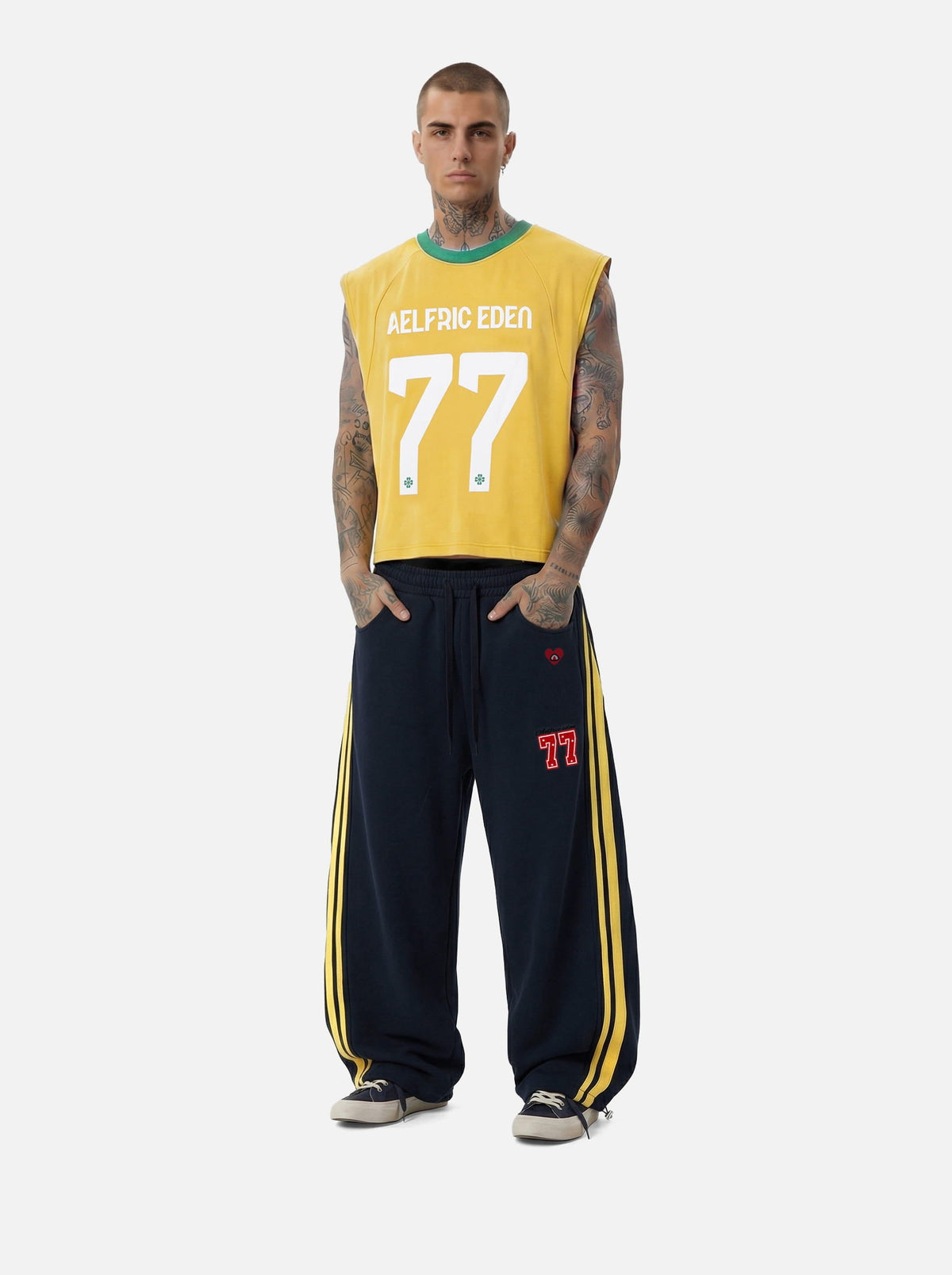 Boxy 77 Tank Top Yellow - Aelfric Eden