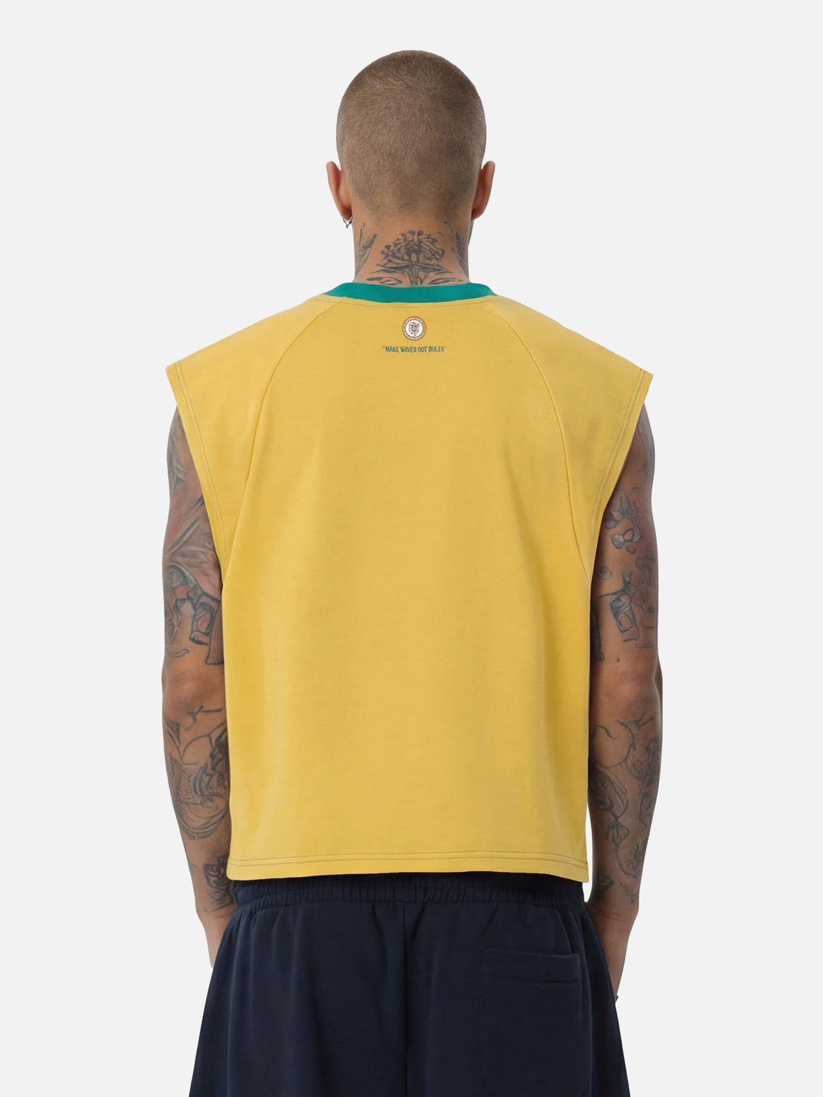 Boxy 77 Tank Top Yellow - Aelfric Eden