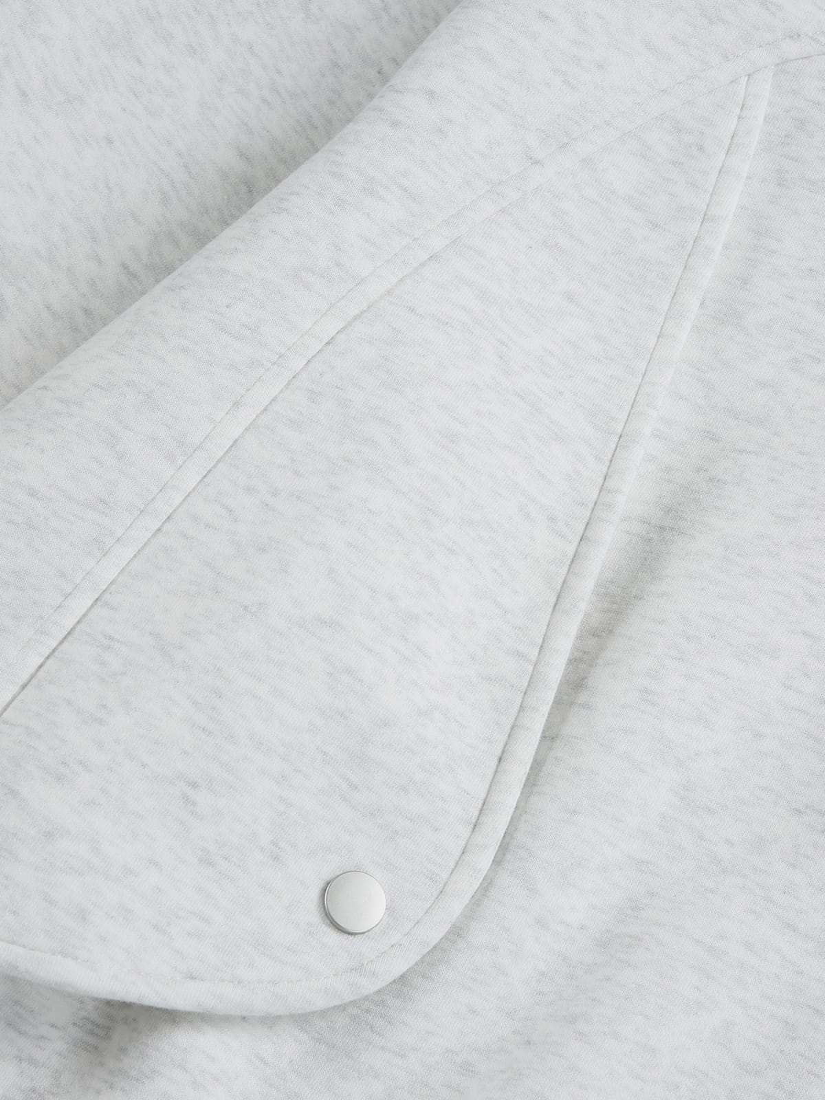 Boxy Half Zip Sweatshirt White - Aelfric Eden