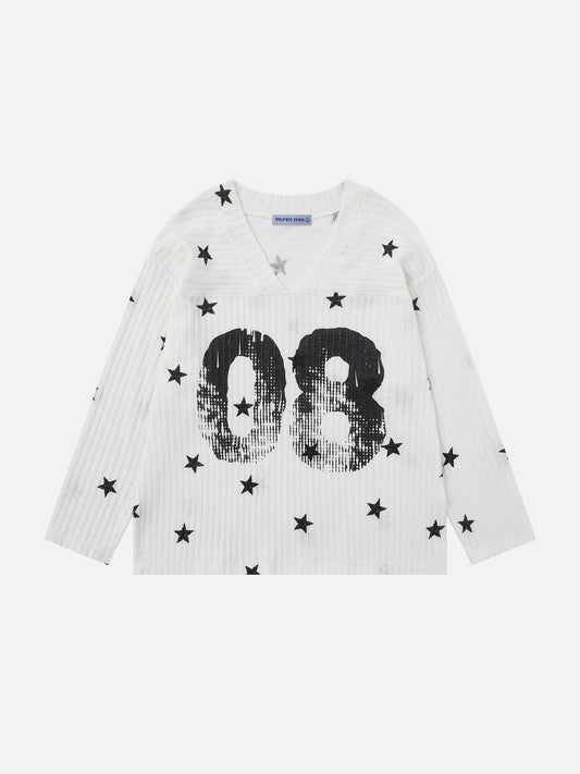 Star 08 Sweatshirt White - Aelfric Eden