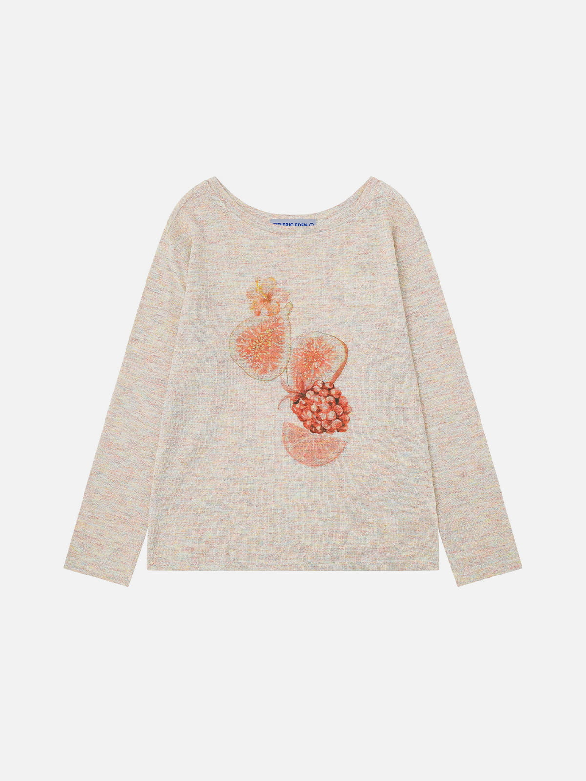 Fruit Graphic Sweatshirt Brown - Aelfric Eden