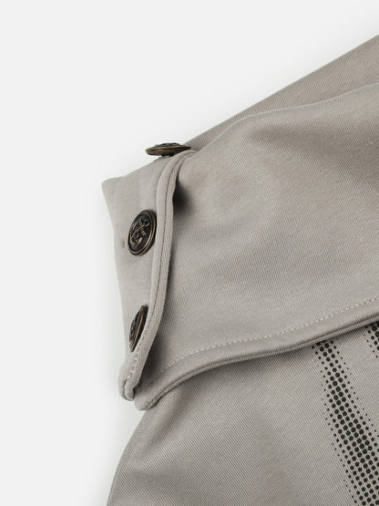 Graphic Off-The-Shoulder Sweatshirt Grey - Aelfric Eden