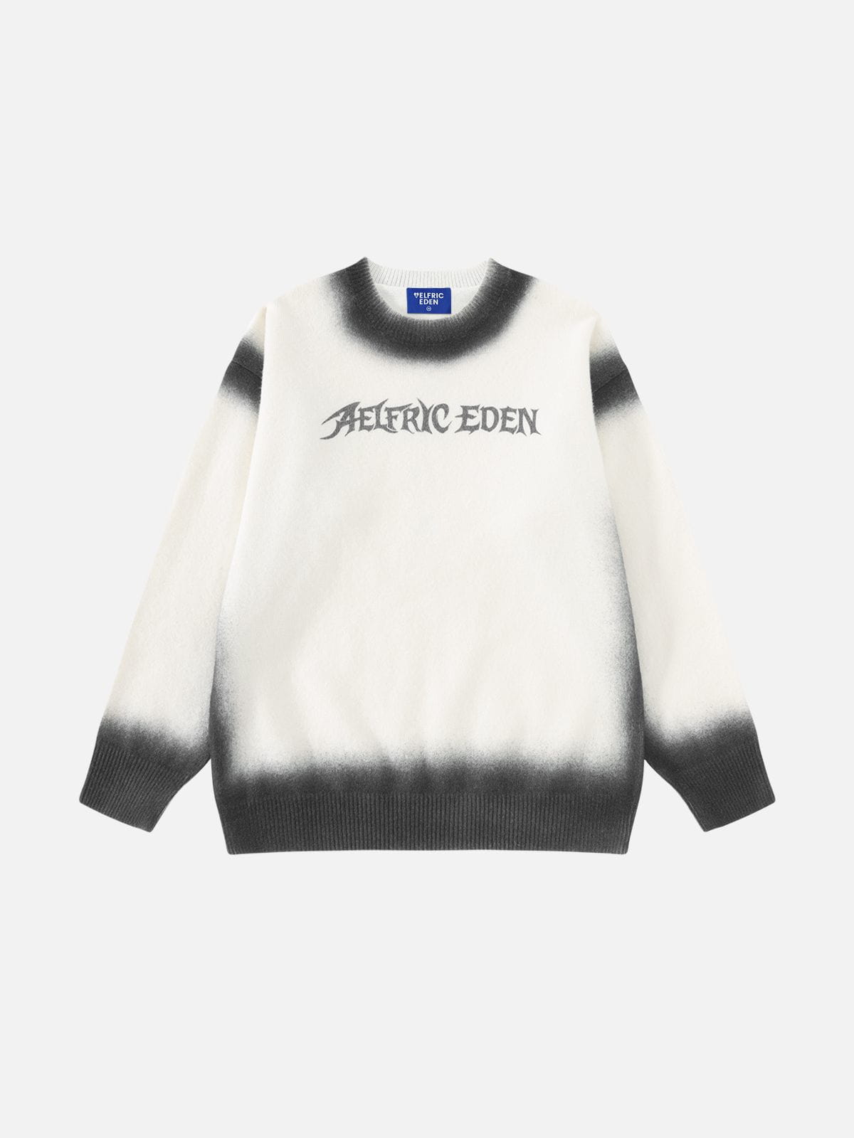 Gradient Dyed Sweater Black - Aelfric Eden